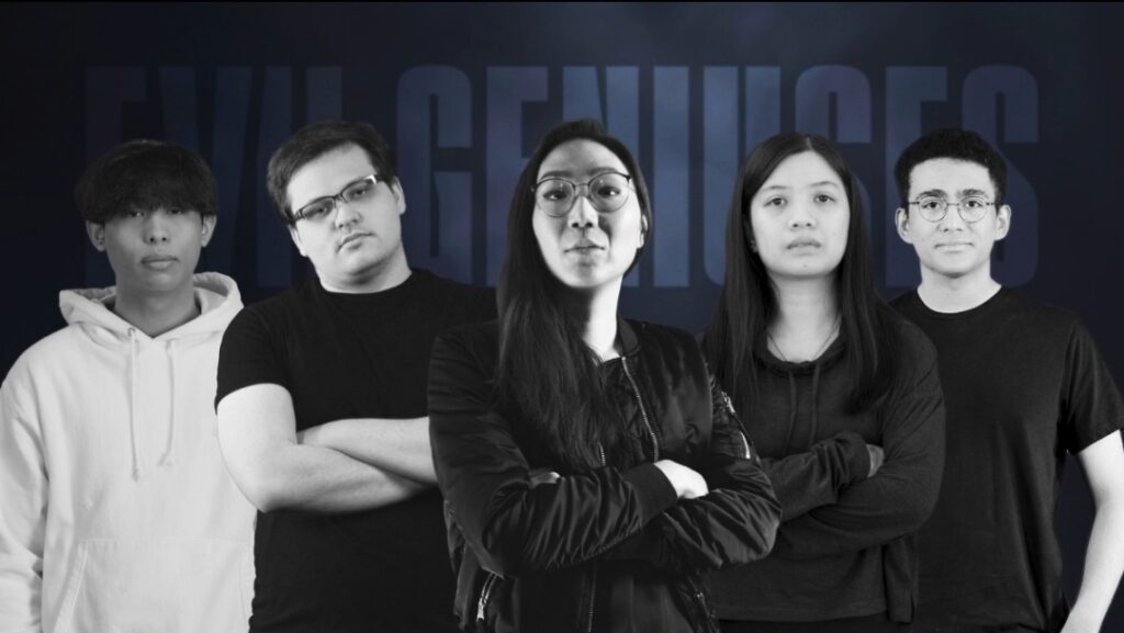 Zdjęcie członków składu Evil Geniuses w Valorant