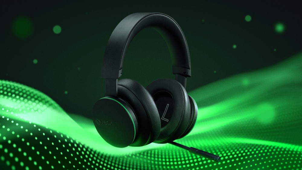 Poglądowe zdjęcie bezprzewodowych słuchawek Xbox