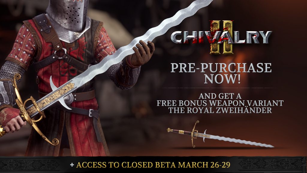 Pre-order gry Chivalry 2