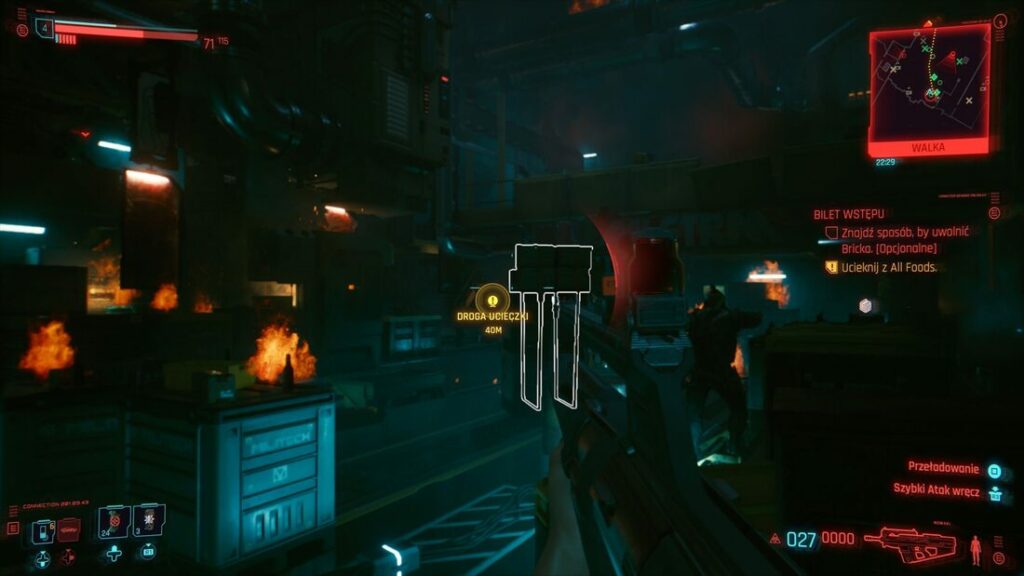 Walka w Cyberpunku 2077