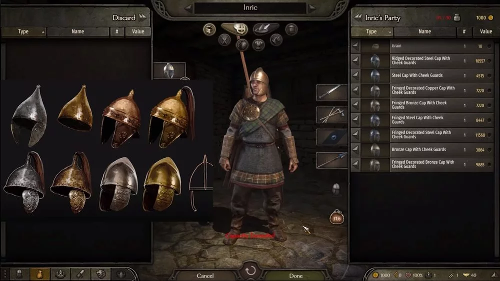 Mount & Blade 2: Bannerlord nowe hełmy