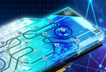 Podświetlone GPU z blokiem wodnym Alphacool