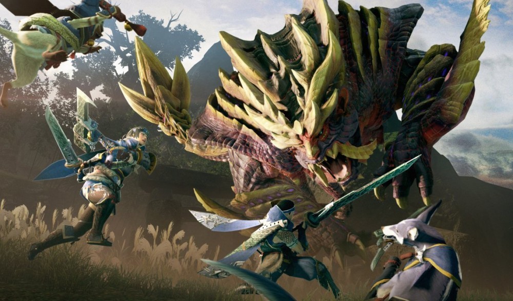 Łowca potworów z Monster Hunter Rise