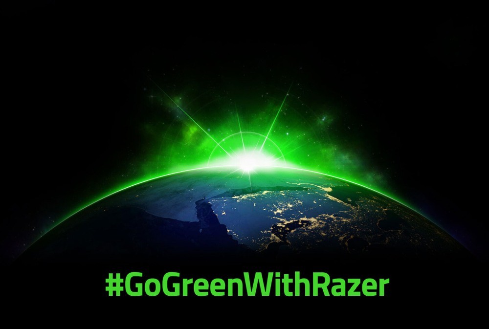 Grafika promocyjna kampanii #GoGreenWithRazer