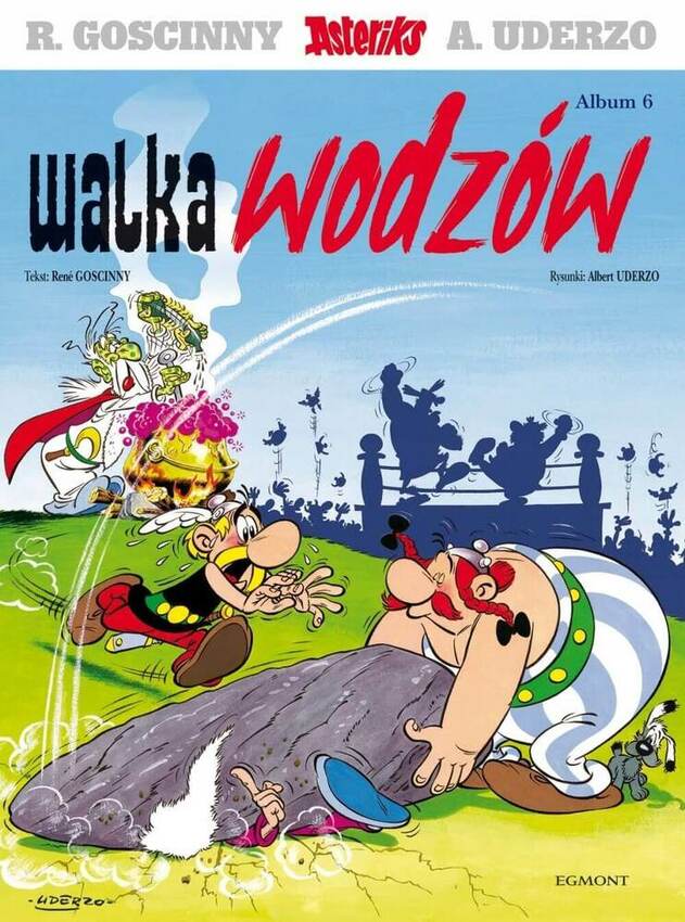 Okładka komiksu Asterix i Obelix Walka wodzów