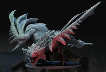 Figurka potwora z Monster Hunter World: The Board Game