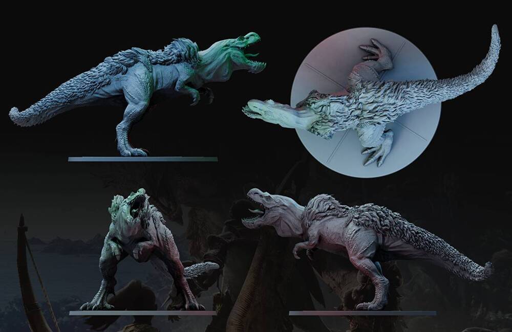 Figurki potworów do Monster Hunter World: The Board Game
