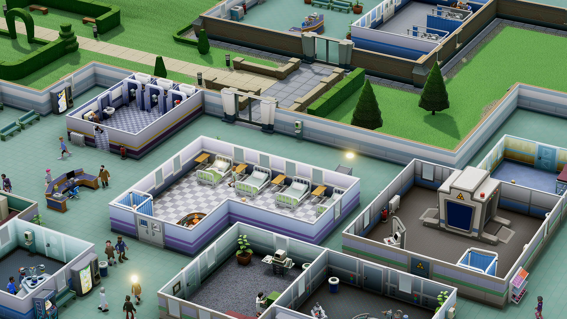 screen z gry two point hospital