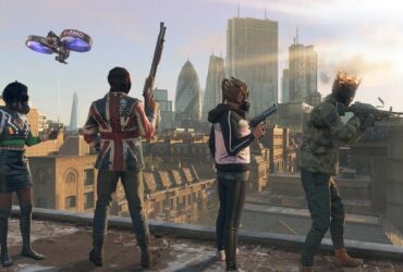 Grafika promująca tryb online w Watch Dogs Legion