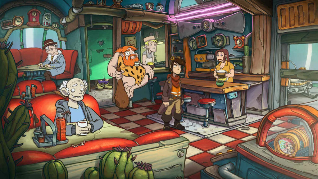 Screenshot z gry Chaos on Deponia