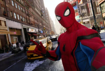 SpiderMan na ulicach wirtualnego Nowego Jorku.