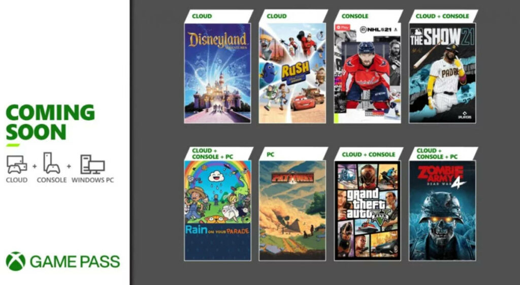 Grafika promocyjna kwietniowej oferty Xbox Game Pass