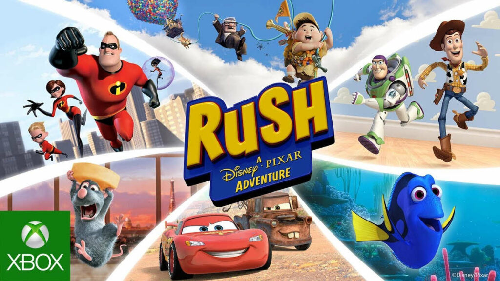 Grafika promocyjna z gry Rush: A Disney/Pixar Adventure