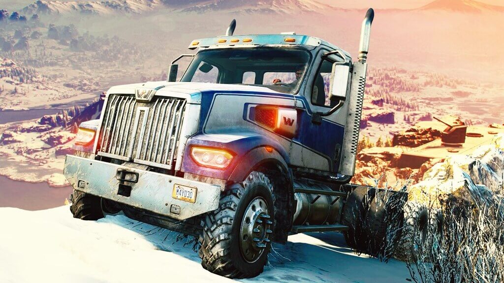 Ciężarówka z gry SnowRunner