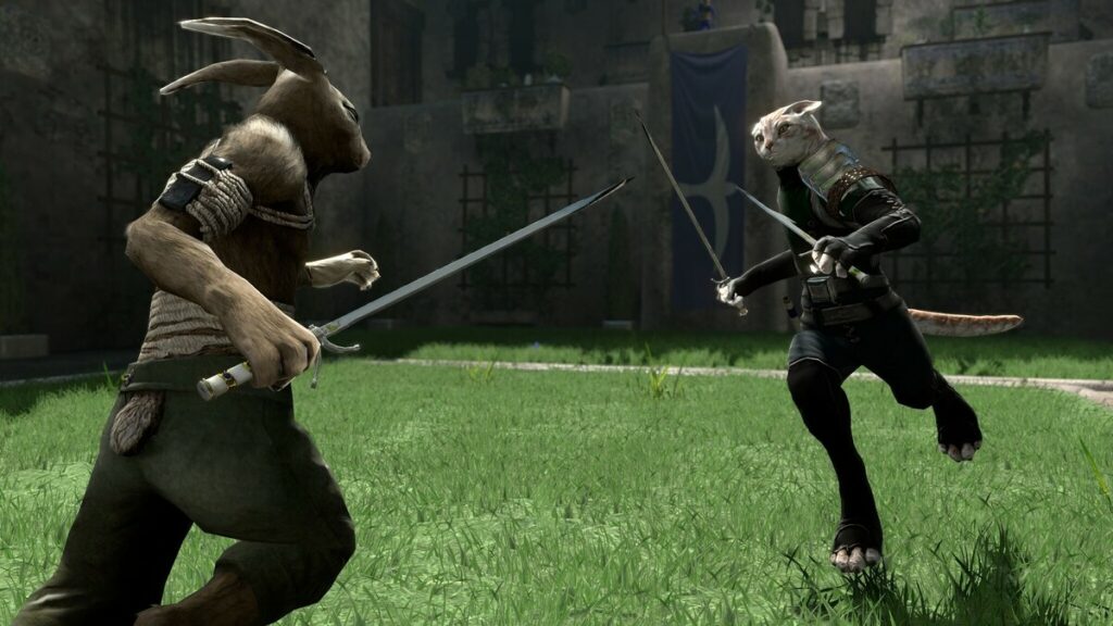 Scena walki z gry Overgrowth.
