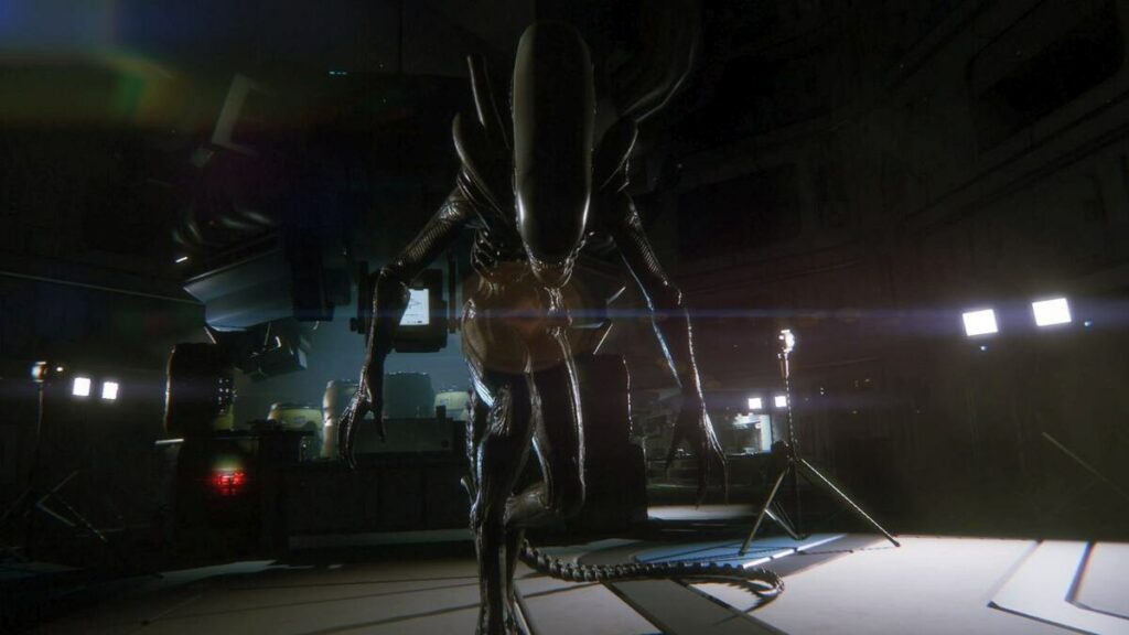 Aberracja chromatyczna w grze Alien: Isolation.