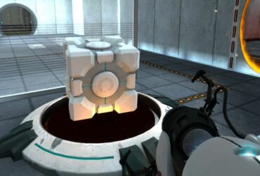 Companion Cube z gry Portal
