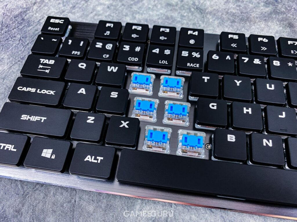 Test Genesis Thor 420 RGB - przełączniki mechaniczne