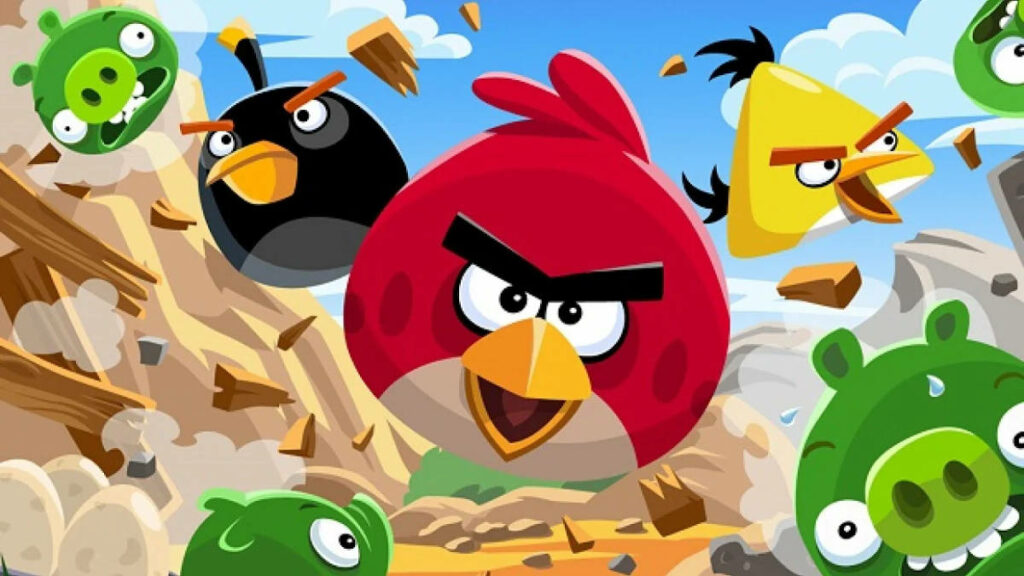 Artwork z gry Angry Birds