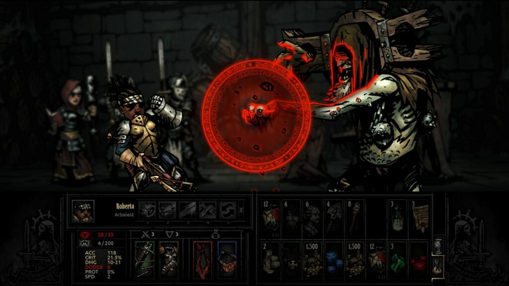 Screen z gry Darkest Dungeon