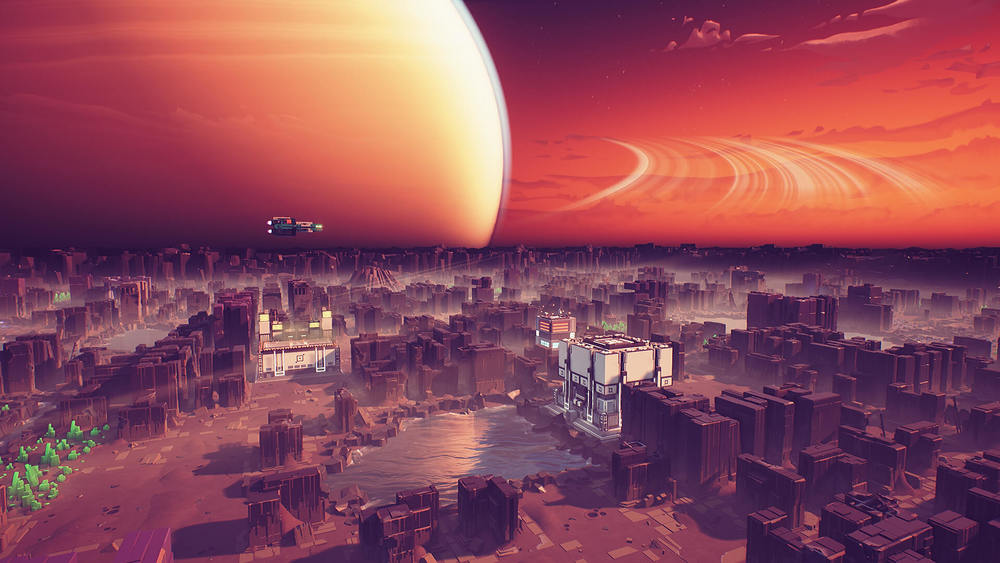 Lokacja w kosmosie w Industries of Titan