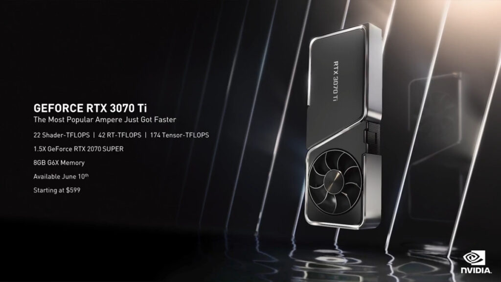 Parametry RTX 3070 Ti