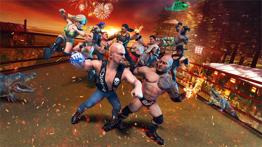 Rozgrywka w WWE 2K Battlegrounds
