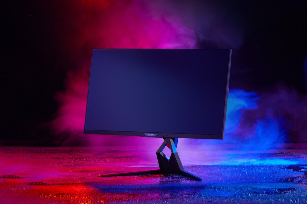 Wygląd monitora Gigabyte Aorus FI32U