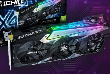 Podświetlenie RGB w Inno3D RTX 3070 Ti iChill X4