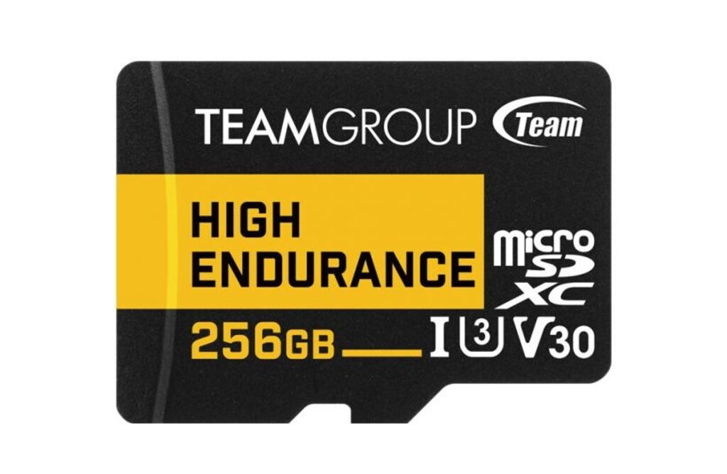 Wygląd karty pamięci TeamGroup High Endurance
