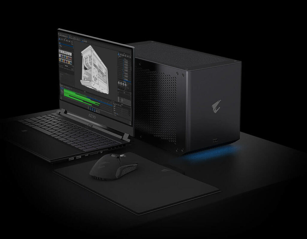 Aorus RTX 3080 Ti GAMING BOX w zestawie