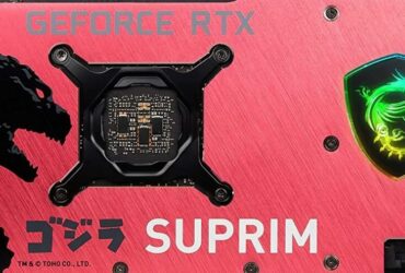 Rewers MSI RTX 3070 SUPRIM SE GODZILLA