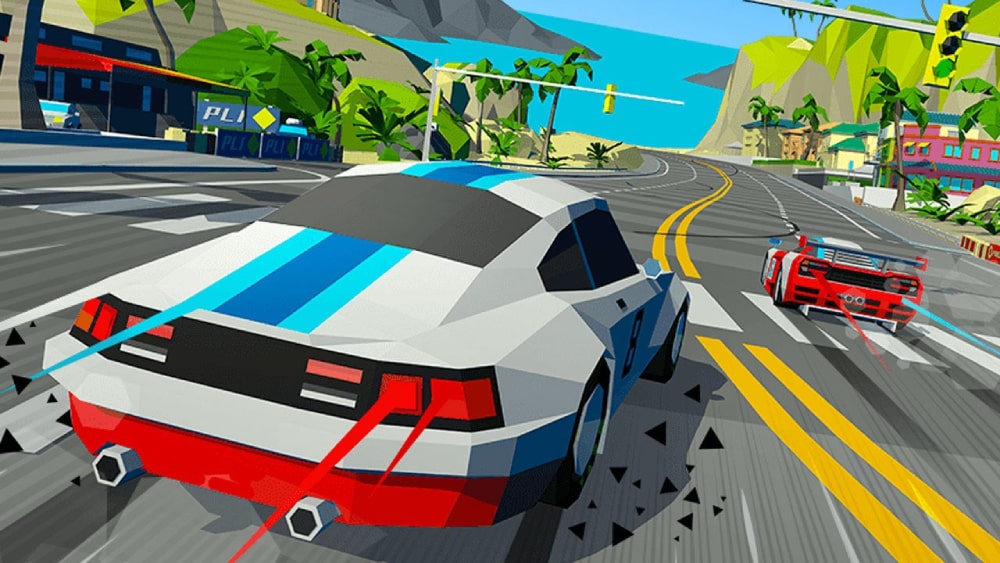 Kadr z gry Hotshot Racing tworzonej z Sumo Digital