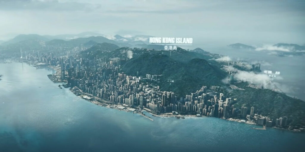 Wyspa Hongkong w Solar Crown