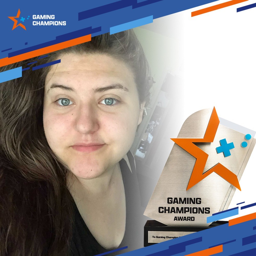 Baner z nagrodą Gaming Champions dla Dii Lathory