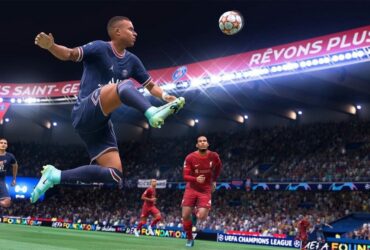 Kylian Mbappe w grze FIFA 22