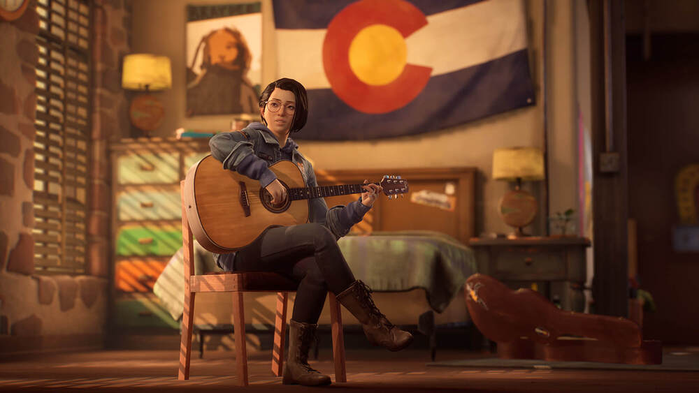 Alex z gitarą z Life is Strange: True Colors