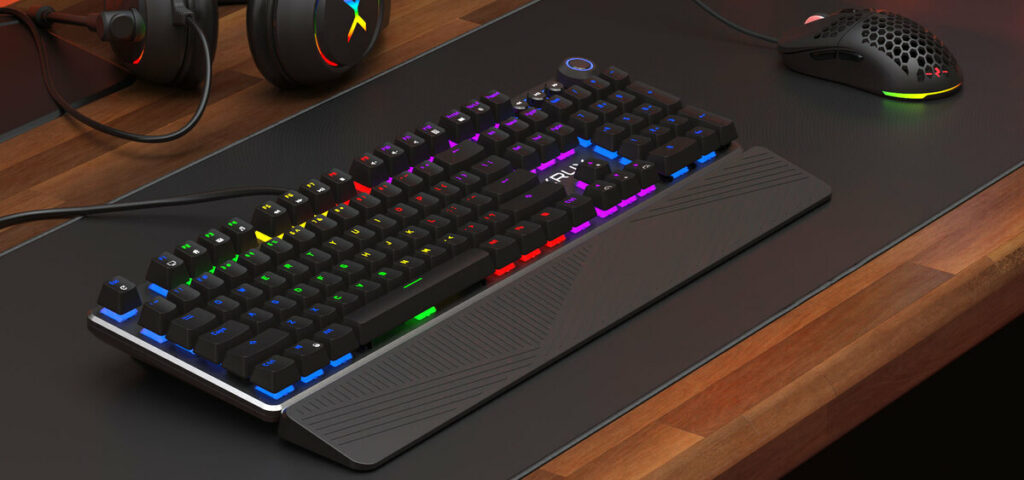 Wygląd klawiatury KRUX Crato RGB