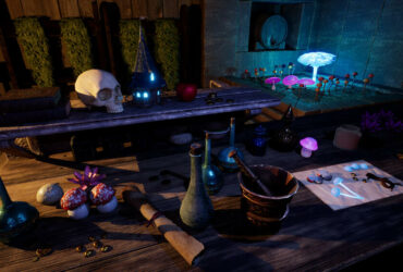 Stół alchemika w The Wayward Realms