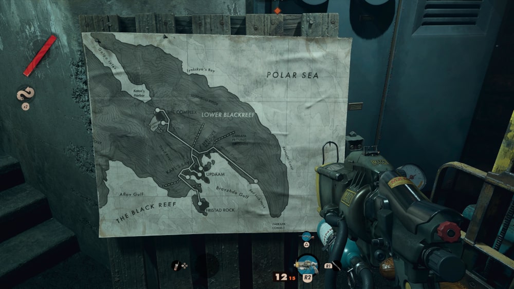 Mapa świata Deathloop
