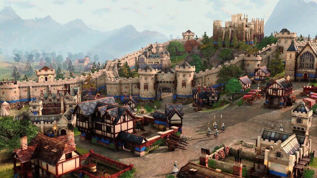 Miasto z Age of Empires IV