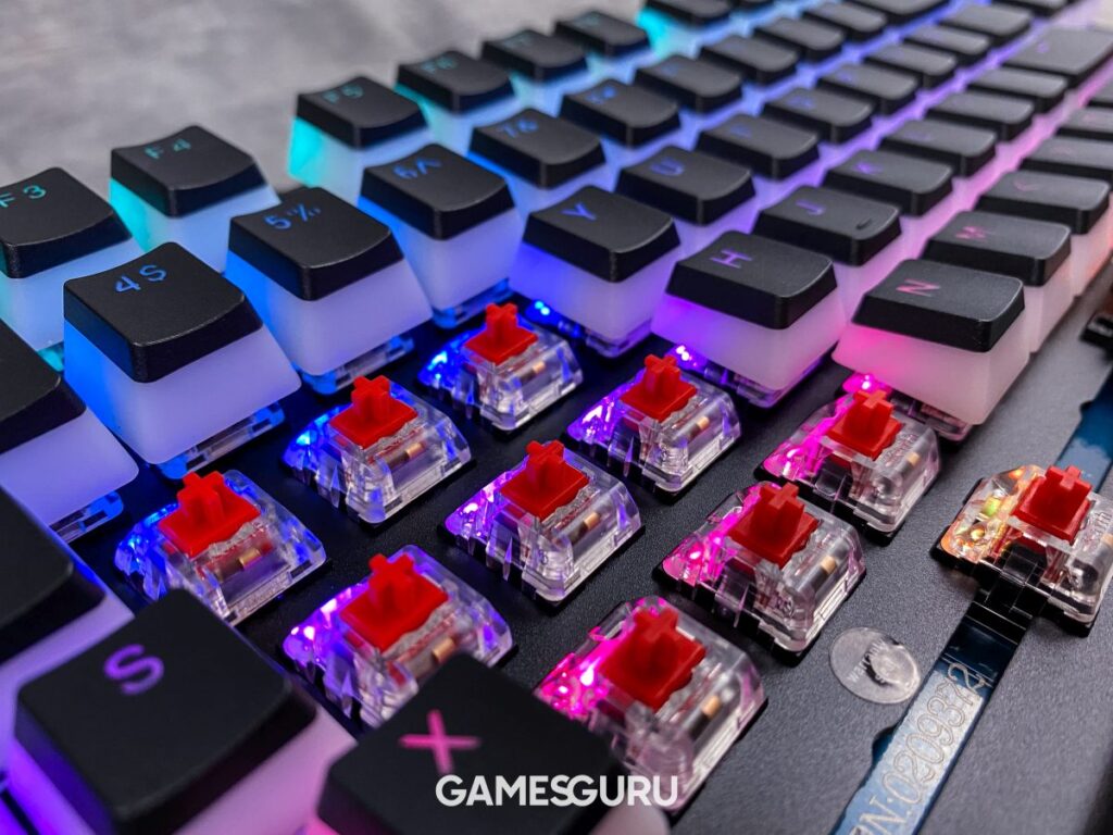 Przełączniki mechaniczne w klawiaturze gamingowej