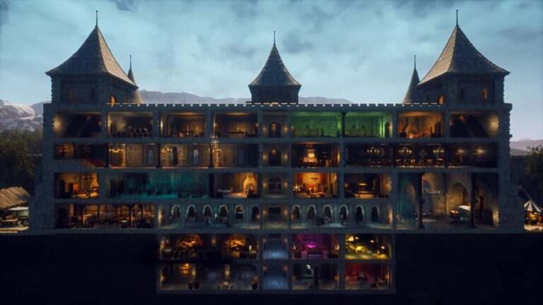 Castle Manager - zwiastun nowego symulatora od Frogville Games i Play2Chill Wnętrze zamku w Castle Manager