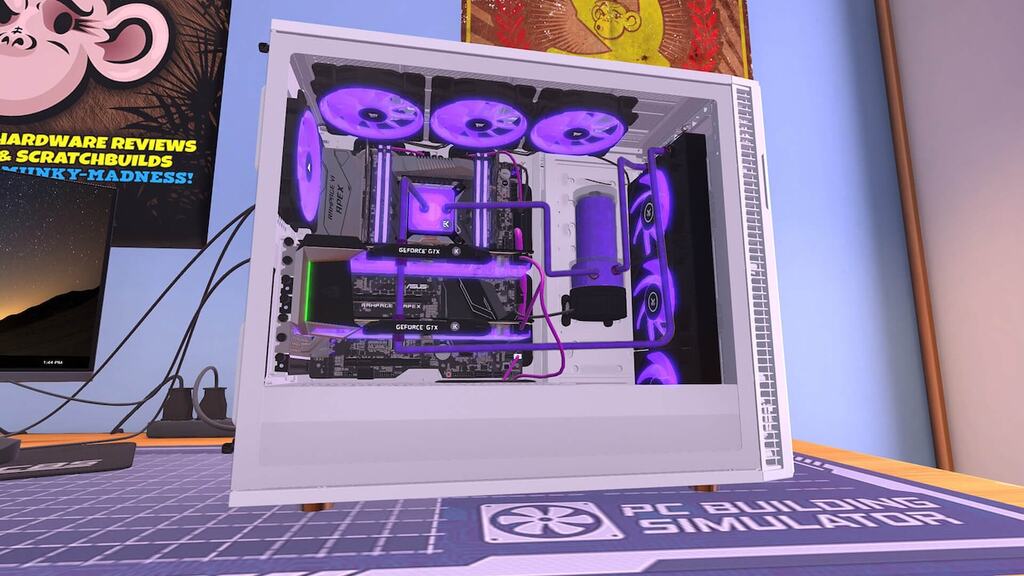 Komputer z PC Building Simulator