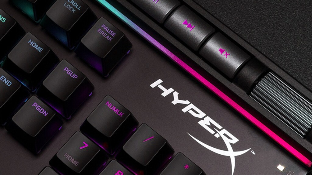 Test Hyperx Alloy Elite RGB - wygląd klawiatury