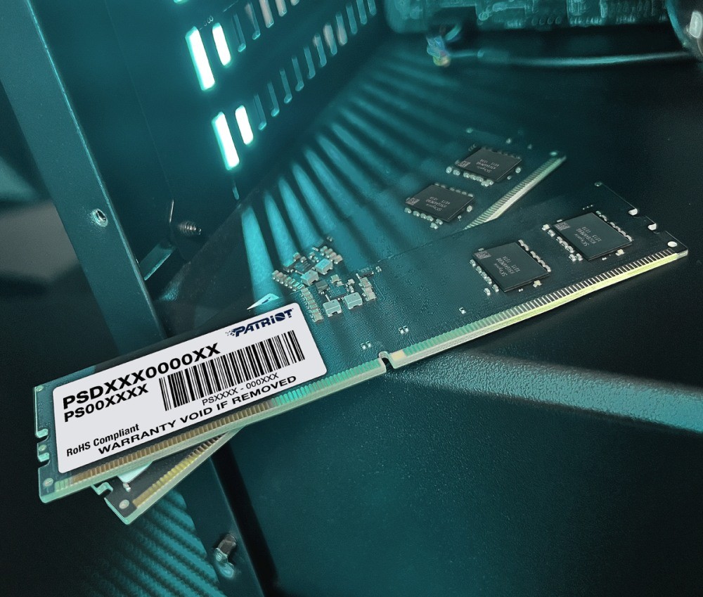 Pamięci RAM Patriot Signature DDR5 w obudowie