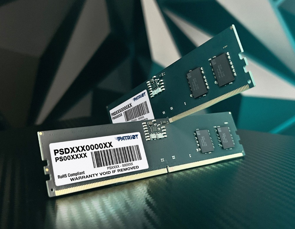 Skrzyżowane kości RAM Patriot Signature DDR5