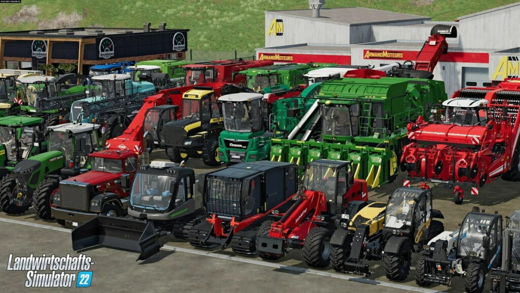 zbiór maszyn w nowym Farming Simulator 22