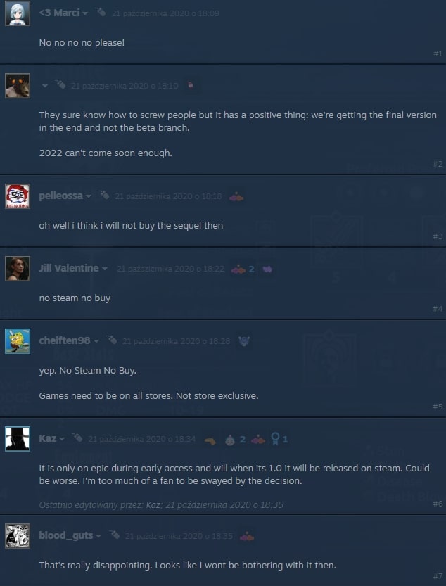 Niezadowolenie społeczności Steam odnośnie Darkest Dungeon 2.
