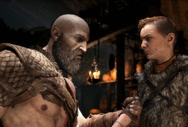 Kratos i Atreus w God of War na PC